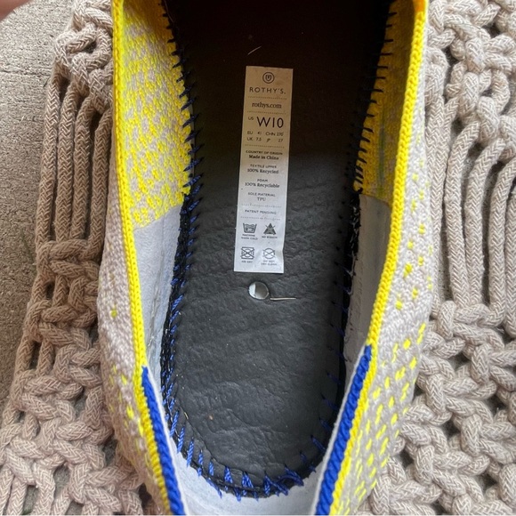 Rothy’s Sneakers Size 10 - Sunshine Honeycomb - Picture 11 of 12